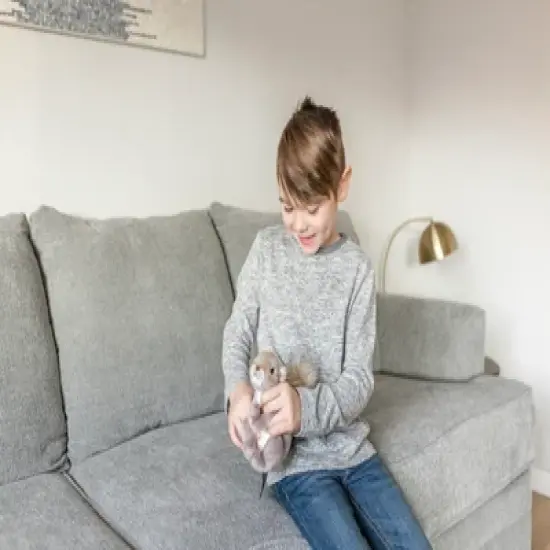 Bearington Collection Lil' Peanut Plush Stuffed Animal Squirrel, 7" image {3}