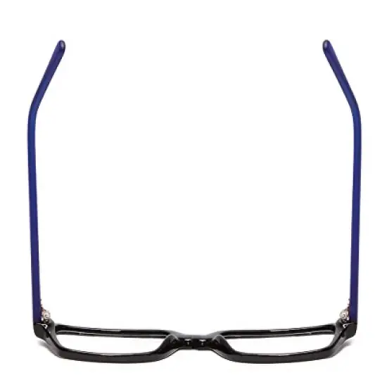 Soho 1017 in Black & Crystal Red Designer Eyeglasses :: Custom Left & Right Lens image {4}