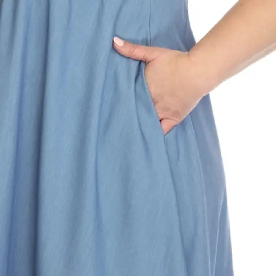 Plus Size Ruffle Sleeve Knee-Length Dress image {4}