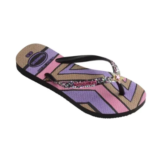 Havaianas Girls Kids Slim Glitter 2 Flip Flop Sandals image {2}