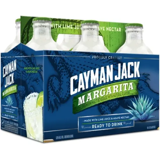 Cayman Jack Margarita Cocktail - 6pk/11.2 fl oz Bottles image {1}