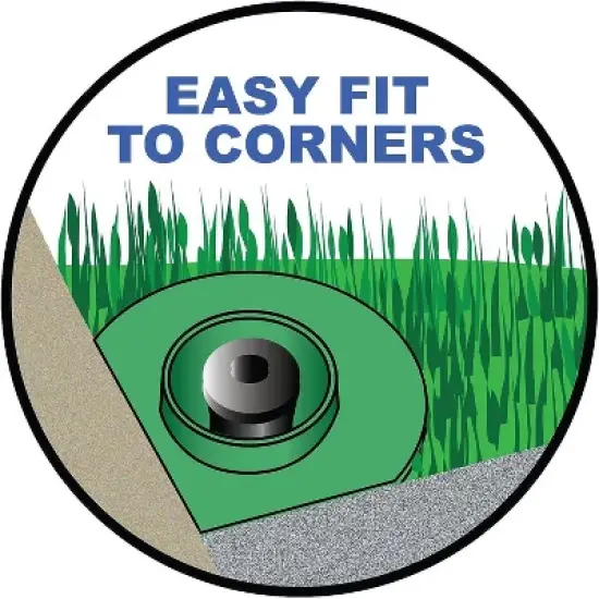 GRASSHOLE - Sprinkler Head Protection Sprinkler Donut, Lawn Sprinkler Guard, Plastic Donuts for Sprinkler Heads (10 Pack) image {6}