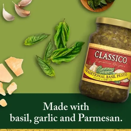 Classico Pesto Pasta Sauce - 13.5oz image {2}