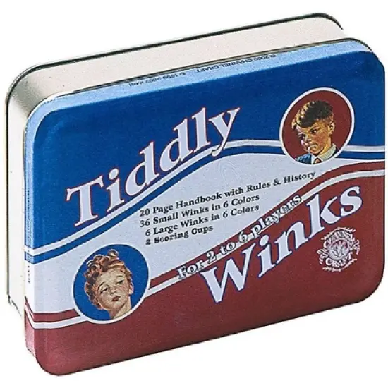 Channel Craft TTW Tiddly Winks in a Classic Toy Tin image {2}