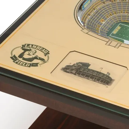 NFL Green Bay Packers 25-Layer StadiumViews Lighted End Table image {3}