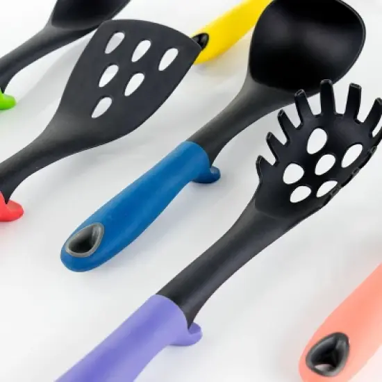 MegaChef 7 Piece Nylon Kitchen Utensil Set in Assorted Colors image {4}
