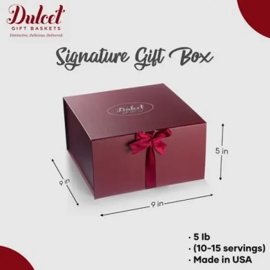 Anniversary & Wedding Gift Basket, Fresh Baked Raspberry Crumb Cake Gift Basket, Gourmet Food Gifts for Men, Dad, Son & brother by Dulcet Gift Baskets image {5}