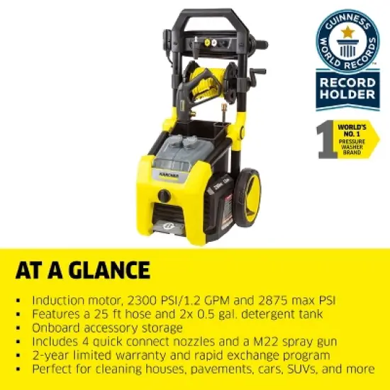 Karcher K2300PS Electric Pressure Washer, 2300 PSI, 1.2 GPM, CETA Certified image {8}