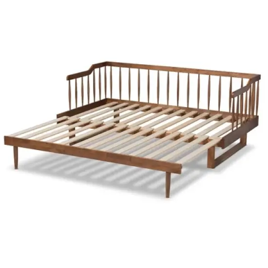 Twin to King Muriel Expandable Spindle Daybed - Baxton Studio image {5}