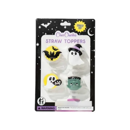 CharCharms 4pk Straw Toppers image {8}