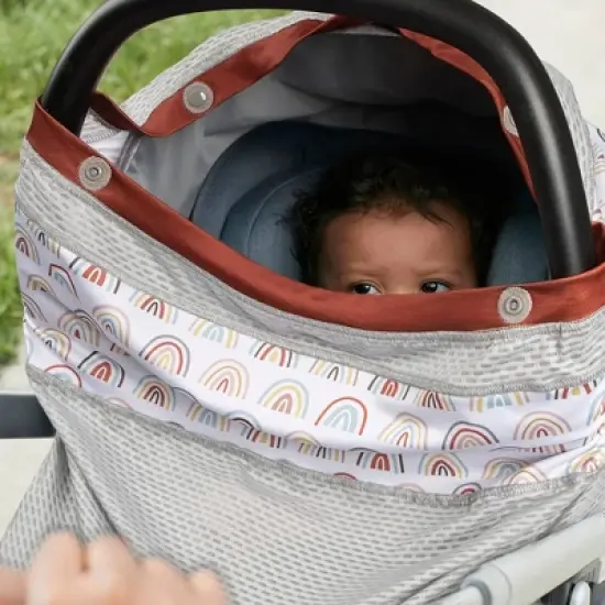 Boppy Multi-Use Cover for Baby - Spice Rainbow Arches image {6}