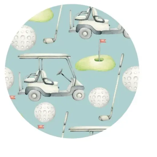 Lev Baby Boys' Viscose Bamboo Zipper Footie Pajamas &ndash; Green Golf Print One-Piece Baby Boy Clothes (NB&ndash;6/9M) image {6}