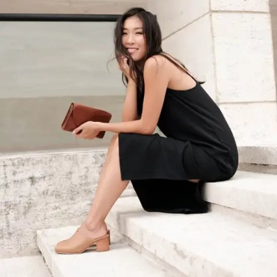 Nisolo Sustainable Women's All-Day Heeled Mule image {4}