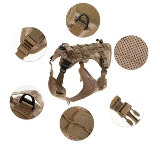 Unique Bargains Breathable Mesh Dog Harness 1 Pc image {3}