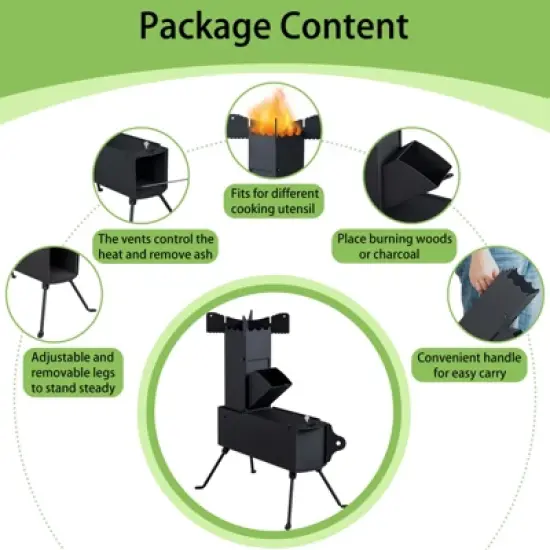 Karl Home | Steel Wood Burning Outdoor Chiminea image {2}