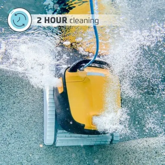 Dolphin Triton PS w/ Powerstream Inground Robotic Pool Cleaner Upgraded Swivel with Caddy image {4}