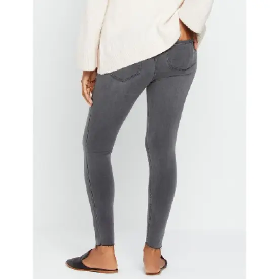 Indigo Blue Secret Fit Belly Skinny Maternity Ankle Jeggings | Motherhood Maternity image {2}