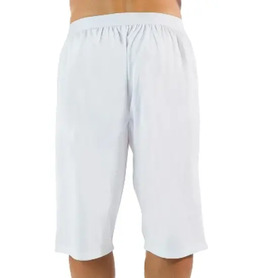 Casual Nights Men's Mesh Long Boxer Shorts 2 Pack - White - Large image {5}