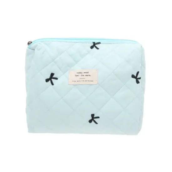 Unique Bargains Bow Embroidery Makeup Bag 1 Pc image {5}