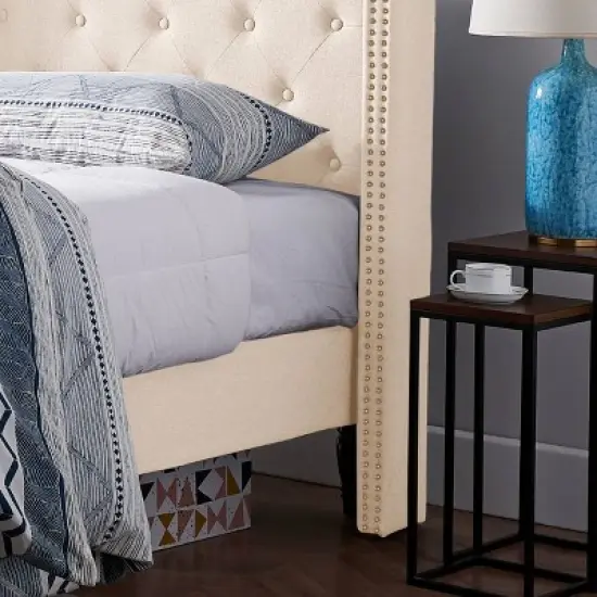 Tourmaline Contemporary Upholstered Bed - Christopher Knight Home image {3}