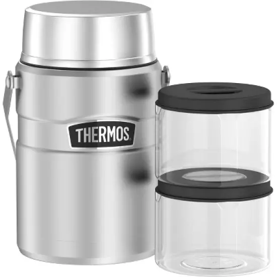 Thermos 47oz Stainless King Vacuum Insulated Food Jar - Stainless Steel image {2}