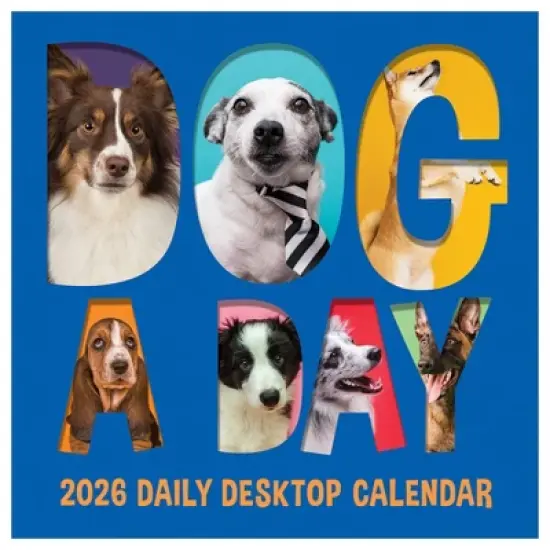 TF Publishing 8.75"x5.5" 2026 Dog A Day Daily Desktop Calendar image {3}