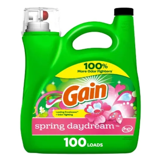 Gain Liquid Laundry Detergent - Spring Daydream - 144oz image {12}