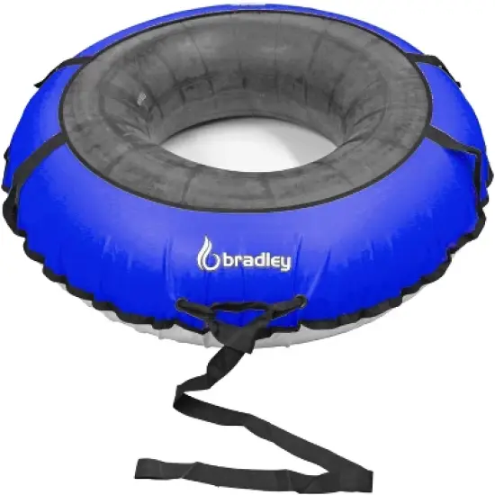 Bradley Colossal 60" Snow Tube with Slick, Heavy-Duty Bottom for Fast Sledding &ndash; Large Rubber Tube with Cover made in USA image {18}