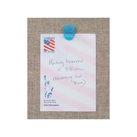 Advantus Fabric Panel Wall Clips Standard Size Assorted Cool Colors 4/Pack 75306 image {2}