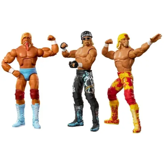 WWE Elite Collection Hulkamania 40th Anniversary Action Figure Set - 3pk image {2}