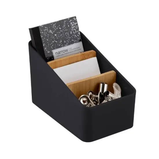 Thinkspace 3 Compartment Storage Black image {4}