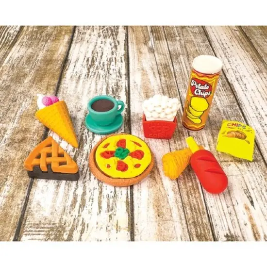 Geddes Snack Attack II 3D Erasers - 54 per bag image {1}