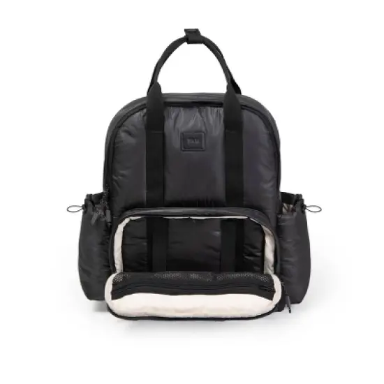 7am Enfant Diaper Bag Backpack with Portable Changing Pad - Water Resistant Shell - Black image {1}