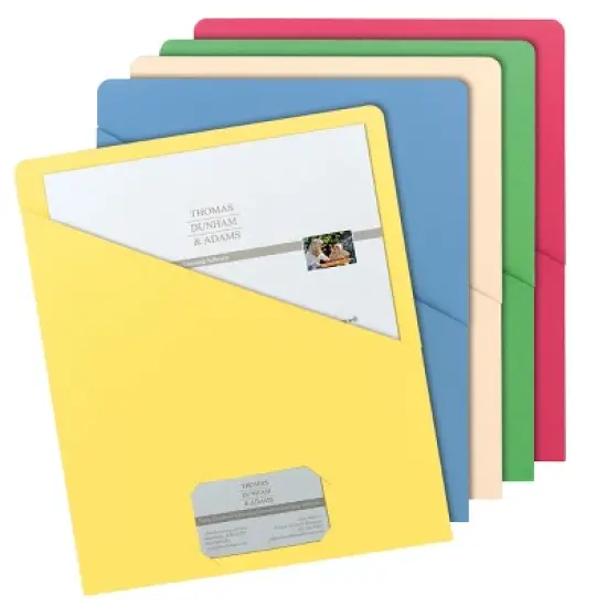 Smead Organized Up Slash Jacket, Letter Size, 25 per Pack image {4}