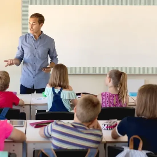 Teacher Created Resources&reg; Classroom Cottage Sage Green Stripes Straight Border Trim, 35 Feet Per Pack, 6 Packs image {3}