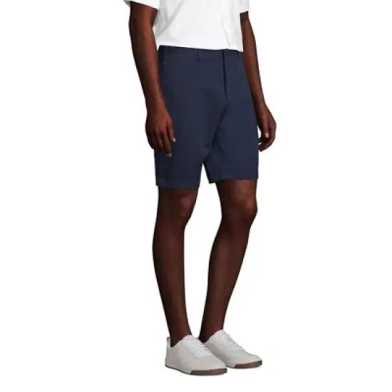 Lands' End Men's Big 9" Traditional Fit No Iron Chino Shorts image {2}