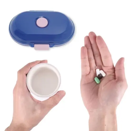 Unique Bargains 7 Grid Pill Case 1 Pc image {3}