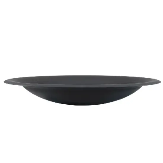 Sunnydaze Outdoor Camping or Backyard Replacement Round Steel with Heat-Resistant Paint Finish Fire Pit Bowl - Black image {6}