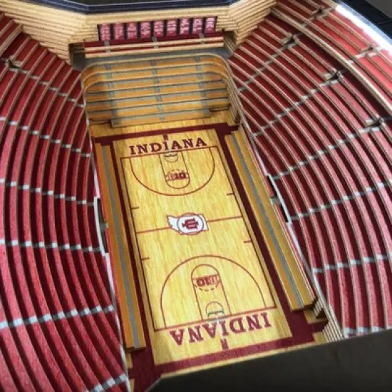 NCAA Indiana Hoosiers 25-Layer StadiumViews Lighted End Table image {2}