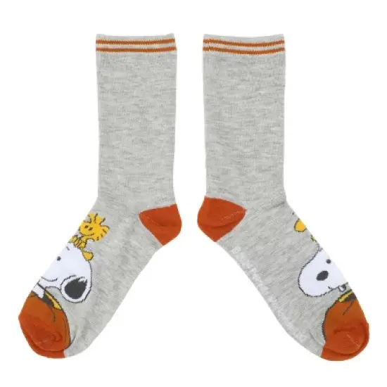 Peanuts Snoopy & Woodstock Halloween Women's 5-Pair Casual Crew Socks image {4}