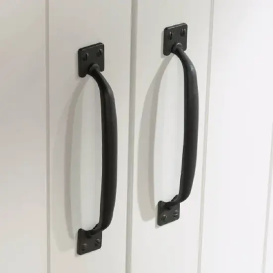 Homeplus 2 Door Kitchen Pantry Cabinet Soft White - Sauder image {2}