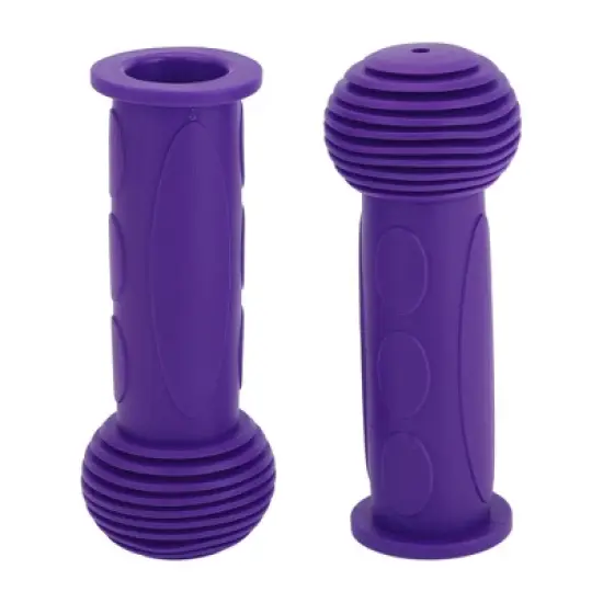 Unique Bargains Child Bike Handlebar Grips Covers 4.33" Purple 1 Pair image {6}