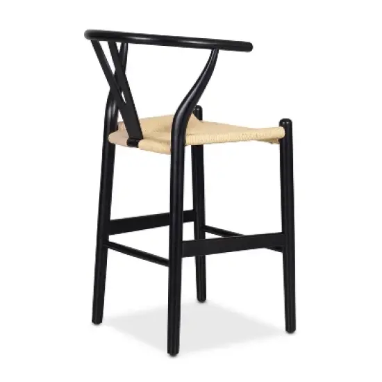 Jameson Weave Counter Height Barstool - Poly & Bark image {3}