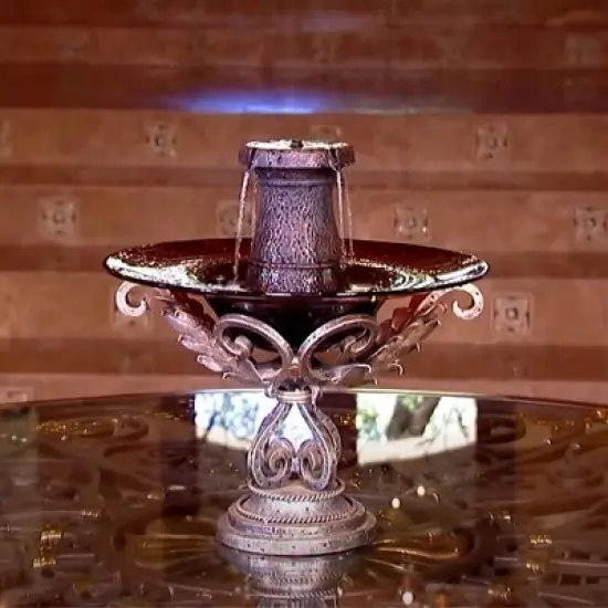 6.75" Outdoor Resin Piccolo Fountain - Bernini image {4}