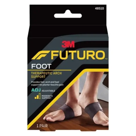 FUTURO Therapeutic Arch Support, Adjustable Plantar Fasciitis Foot Support - 1 Pair image {4}