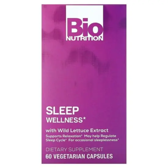 Sleep Wellness with Wild Lettuce Extract, 60 Vegetarian Capsules, Bio Nutrition image {4}