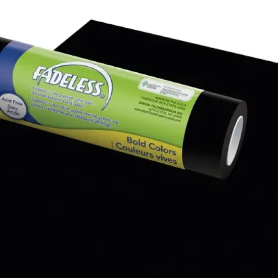 Fadeless Paper Roll, Black, 24 Inches x 60 Feet image {5}