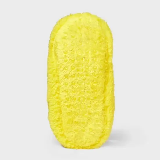 Women's SpongeBob SquarePants Cozy Fleece Slipper Socks with Grippers - Yellow image {3}