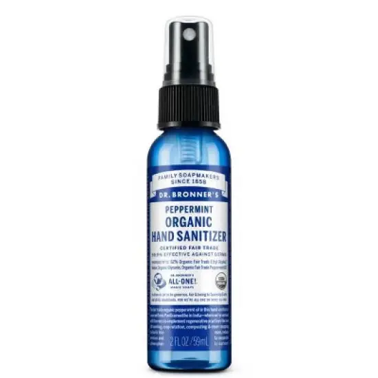 Dr. Bronner's Hand Sanitizer - Peppermint - 2 fl oz image {4}