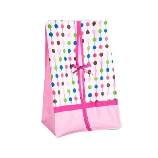 Bacati - Botanical Floral Birds Pink Multicolor 6 pc Crib Bedding Set with Long Rail Guard Cover image {8}